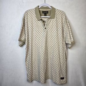 Buckle‎ bay vintage y2k 90s men's polo tshirt top sz L